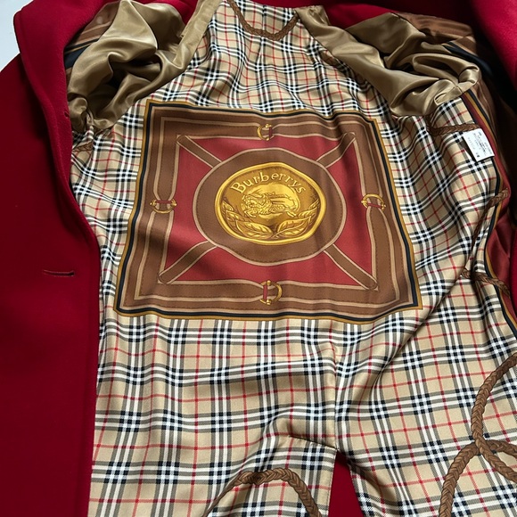 Burberrys Vintage Wool Double Breasted Coat - Picture 7 of 8